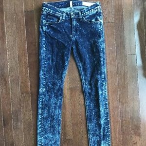 Rag & Bone acid wash skinny